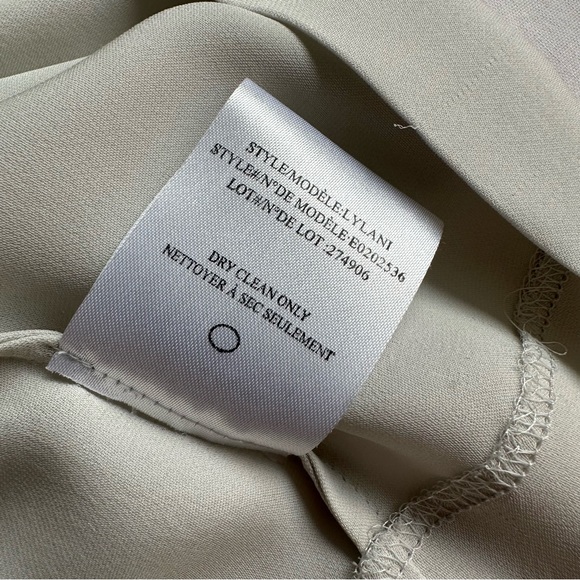 THEORY 100% silk Lylani Double-Georgette Layered Blouse / Size L - Picture 10 of 11